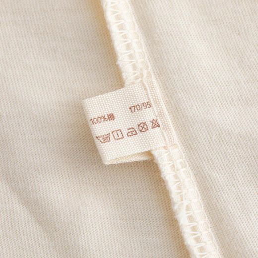 小亘纯棉背心 打底内衣 本白色【贴身衣物非质量问题不支持退换、常规地区满120包邮】 商品图5