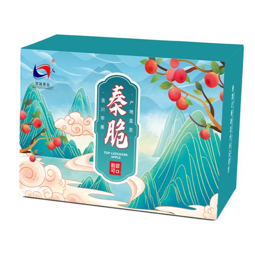 【秦脆苹果精品礼盒】新鲜陕西洛川苹果新品种秦脆苹果12枚大果 礼盒装 商品图9