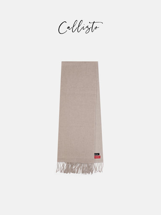 callisto米黄色全山羊绒围巾 FRSCF902D 商品图0