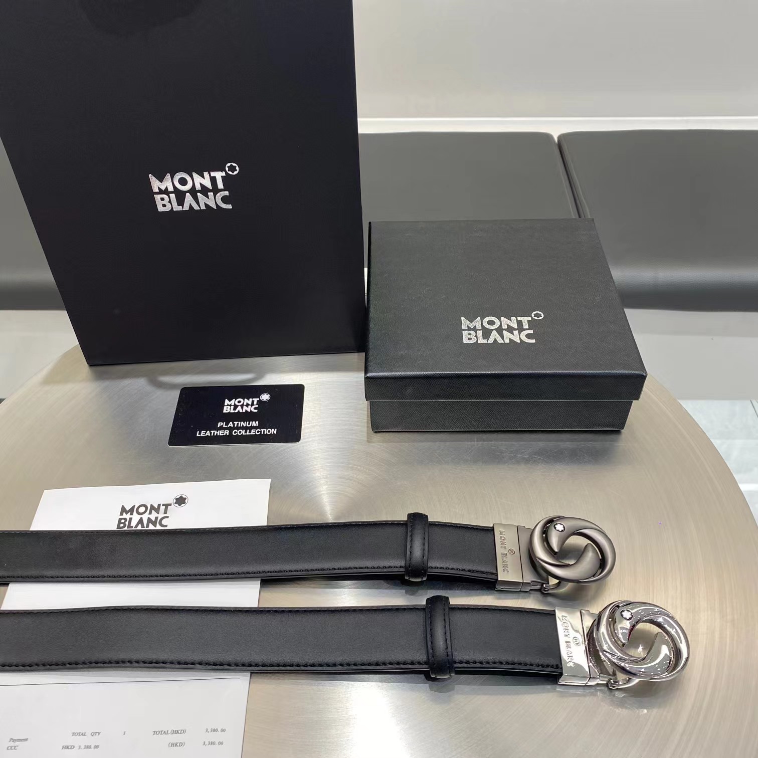 Montblanc万宝龙新款男士皮带腰带！官网最新款