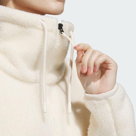 Adidas阿迪达斯LOUNGE JACKET 美拉德穿搭仿羊羔绒运动休闲夹克外套IP7059 商品图2