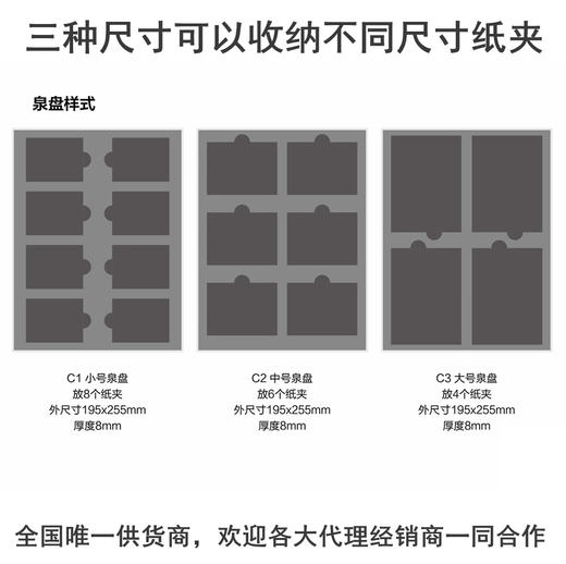 平尾式开放纸夹系列之宋锦泉盘 商品图5