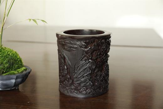 八仙°小叶紫檀笔筒13.5x15cm 商品图5