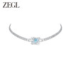 ZEGL设计师初雪之约系列雪花项链女生轻奢小众choker项圈秋冬颈链 商品缩略图0