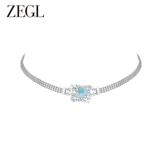 ZEGL设计师初雪之约系列雪花项链女生轻奢小众choker项圈秋冬颈链 商品图0