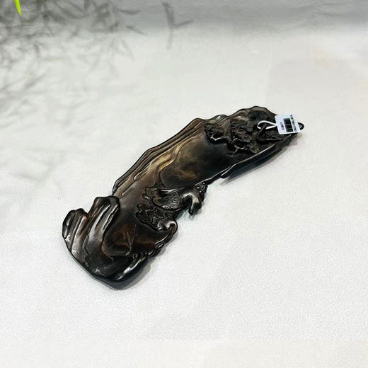 仙人祝寿°紫光檀臂搁 商品图0