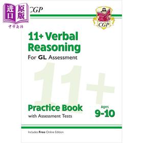 【中商原版】11+ GL Verbal Reasoning Practice Book & Assessment Tests - Ages 9-10 with Online Edition
