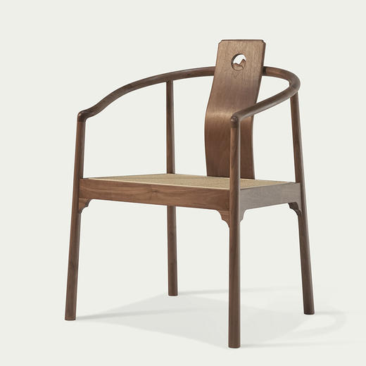 德润椅｜北美胡桃木藤编椅 商品图4