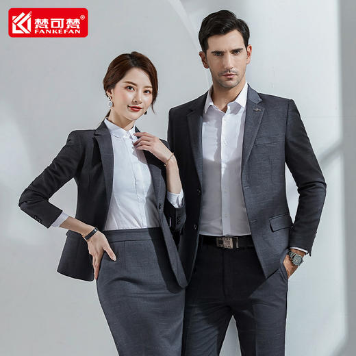 高端男女西服套装职业正装物业商务西装外套售楼部酒店4S店工作服 商品图1