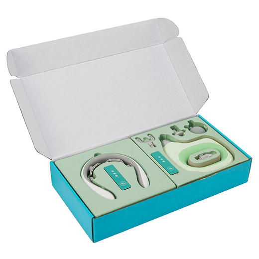 践程无刷电机筋膜枪肌肉按摩器专业健身放松仪腿部筋膜机节日送礼蓝色组合997 蓝色组合997 商品图4