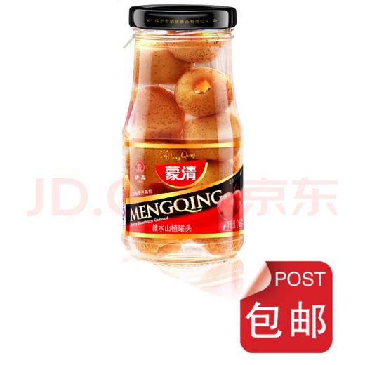 蒙清罐头山楂味 246g*12瓶 商品图0