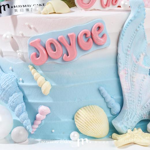 【提前一天预定】翻糖工艺·美人鱼蛋糕【D4614】 商品图3