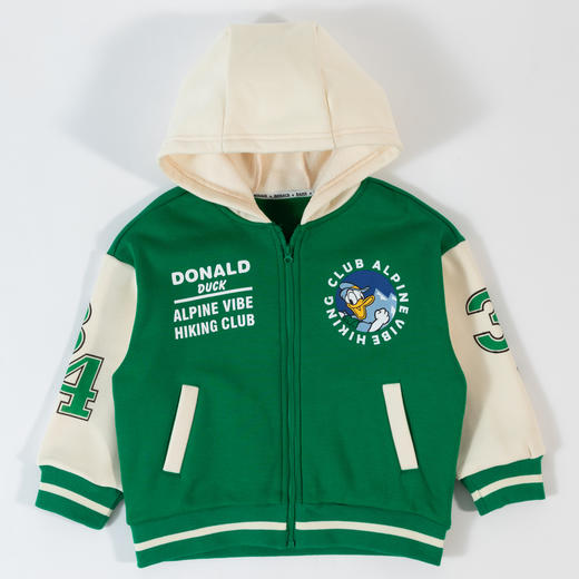 迪士尼男童外套春秋婴幼宝宝卫衣中大童棒球服233S1858
 商品图2