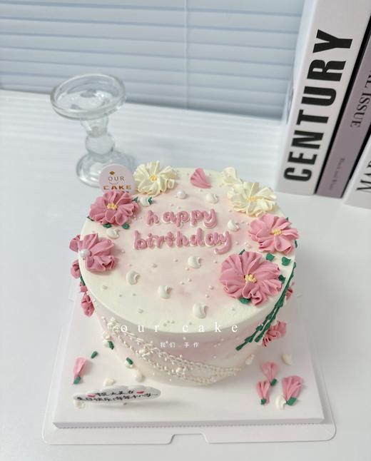 韩式裱花小清新花瓣蛋糕-低糖处理无添加 商品图1