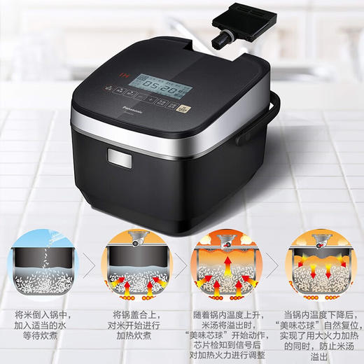 松下（Panasonic）电饭煲多功能IH电磁加热电饭煲 家用煲汤煮饭智能预约电饭锅4.2升 适合1-6人 SR-HG151 商品图2