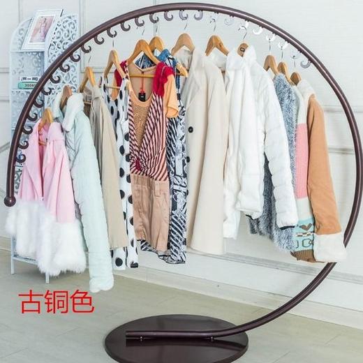 铁艺衣帽架落地挂衣服架创意挂衣架室内简约时尚服装店展示架 商品图5
