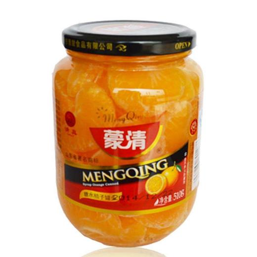 蒙清罐头橘子味 510g*12罐 商品图0