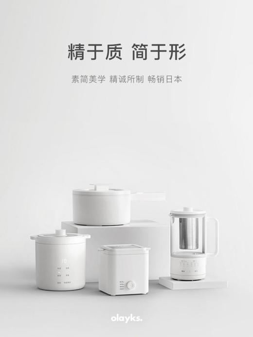 olayks养生壶家用多功能mini办公室小型迷你煮茶器玻璃花茶烧水壶 商品图3
