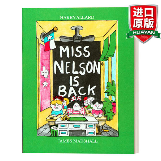 Collins柯林斯 Miss Nelson Is Back 英文原版绘本 尼尔森老师回来了 大开绘本 汪培珽书单第五阶段 英文版 进口英语原版书籍 商品图0