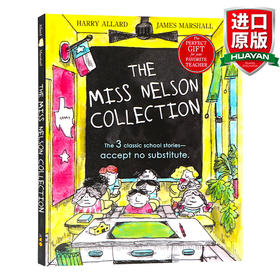 Collins柯林斯 The Miss Nelson Collection 英文原版 尼尔森3个故事合集 汪培珽第五阶段 精装 趣味幽默英语启蒙读物 英文版 进口英语原版书籍