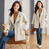 冬季新款，低领纯手工双面羊毛呢风衣系腰带大衣HR-SLYY9229 商品缩略图1