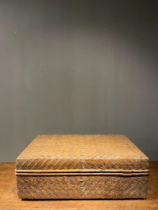 长方型藤条编老行李箱，顺丰包邮 商品图13