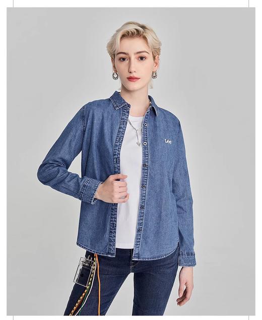 Lee秋冬女上装长袖衬衫LWT0067096DE00FA05052 商品图0