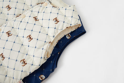 可嘟儿羽绒马甲印花 商品图1