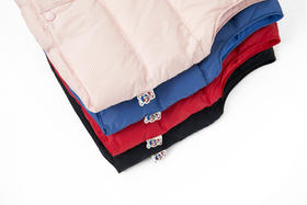 可嘟儿素色羽绒马甲四色可选