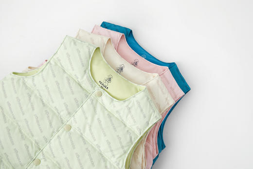 可嘟儿羽绒马甲印花四色可选 商品图2