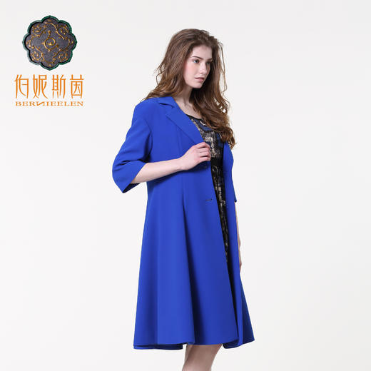 【伯妮斯茵】161D080--蓝色风衣--树根与树干--《生命之美-梵高的花园》 商品图2