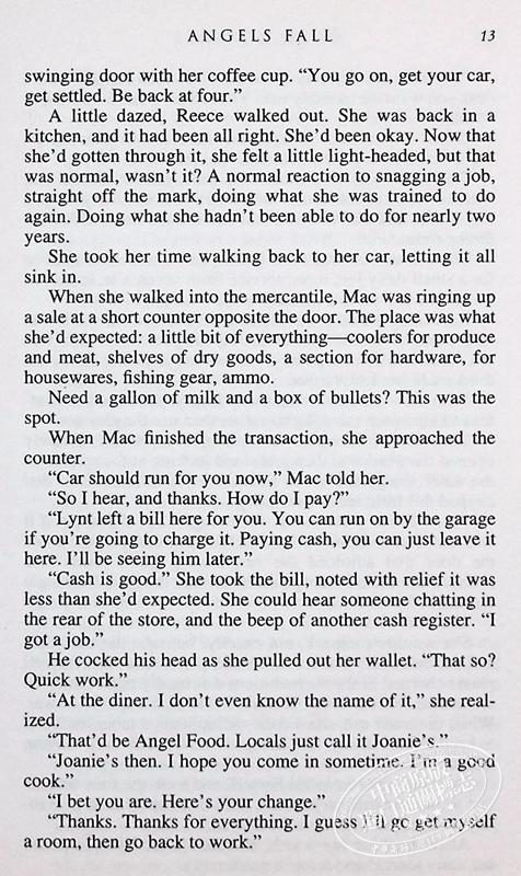 预售 【中商原版】天使坠落 Angels Fall 英文原版 Nora Roberts 悬疑惊悚流行小说 商品图7