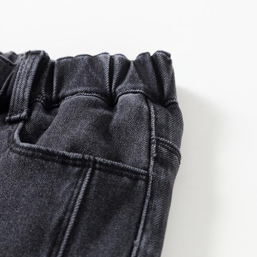 【实体店同款】女童加绒全腰牛仔裤夹裤喇叭裤2023年冬季新款安奈儿童装AG346788 商品图5