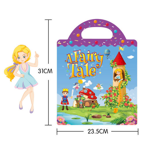 【小巧手提包！回头率爆棚】儿童贴纸书早教专注力培养反复贴，动物恐龙海洋场景贴纸书，丰富的科普知识 等你来解锁 商品图3