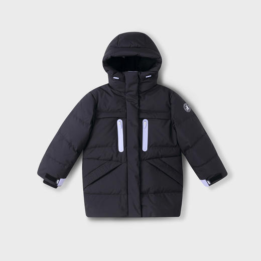 【御寒-5~5℃】女童羽绒服外套冬装三防长款安奈儿童装实体店同款AG345615 商品图1