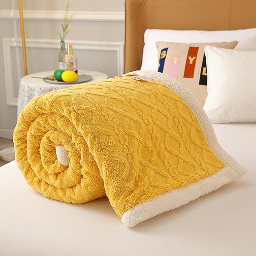 啄木鸟(PLOVER)塔棉绒加厚毛毯-桔黄色ZMN-RT003 商品图6