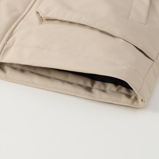 【实体店同款】男童85%鸭绒户外露营风多口袋工装防风长款羽绒服2023年冬季新款安奈儿童装AB345583 商品图8