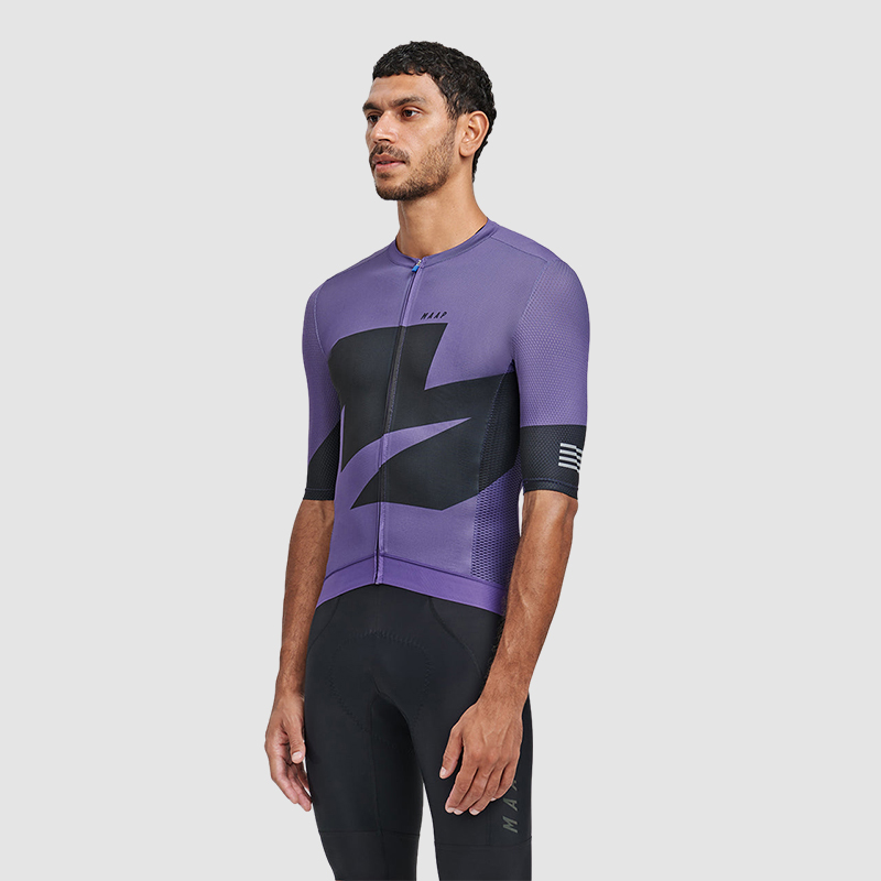 MAAP 男士 Evolve Pro Air Jersey PURPLE 长袖骑行服