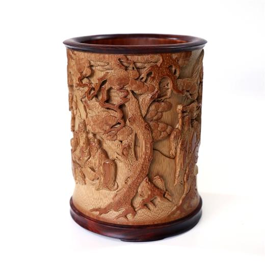 五老图°竹笔筒12.5*16cm 商品图1