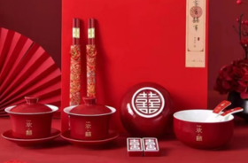 欢喜敬茶杯套装