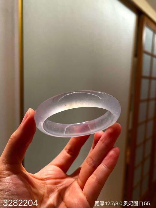 玻璃种贵妃镯【3282204】圈口55.2~具体价格微信咨询 商品图1