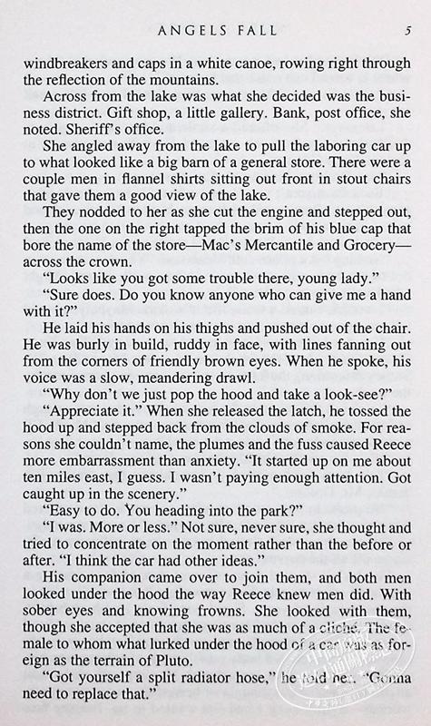 预售 【中商原版】天使坠落 Angels Fall 英文原版 Nora Roberts 悬疑惊悚流行小说 商品图4