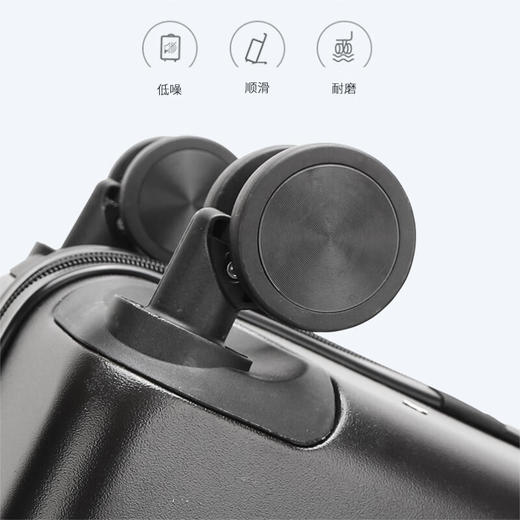 PLOVER前开盖款拉杆箱商务休闲旅行箱GD2715-20A GD2715-20A 20寸 商品图6