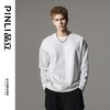 PINLI品立秋季新款男士休闲圆领烫钻套头卫衣上衣BG233109038 商品缩略图0