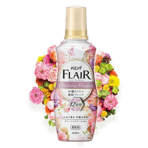 日本花王柔顺剂缤纷花果香520ml/117788 甜美花香柔顺呵护 商品图0