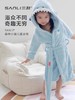 三利儿童浴袍女童吸水带帽男童连帽睡袍冬季加厚可穿式斗篷浴巾 商品缩略图0