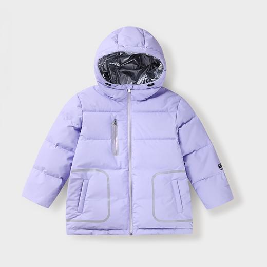 【御寒-5~5℃】女童潮酷三防中长款羽绒服外套85%鸭绒安奈儿童装实体店同款AG345610 商品图3