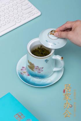 富贵金龙堆金珐琅彩茶器套装
