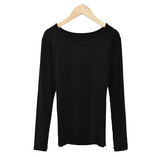 洁丽雅女士保暖上衣打底衣亲肤透气保暖锁温轻薄保暖打底内衣女 商品图7