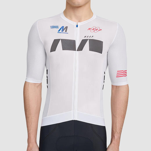 MAAP 男士 Trace Pro Air Jersey Pale White 短袖骑行服 商品图3